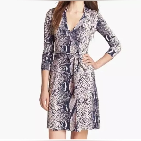 Diane Von Furstenberg Dresses & Skirts - NWOT Diane Von Furstenberg New Jeanne Two Wrap Dress sz 6